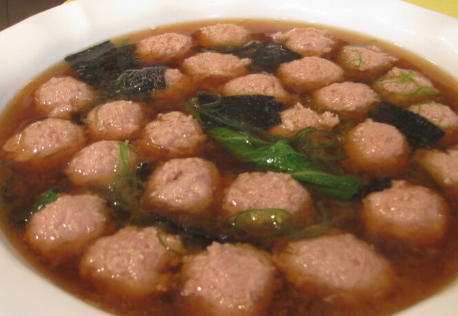 丸子汤的做法,丸子汤的家常做法